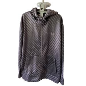 ANDI Zip Up Heavy Hooded Jacket Front Pockets Size XL